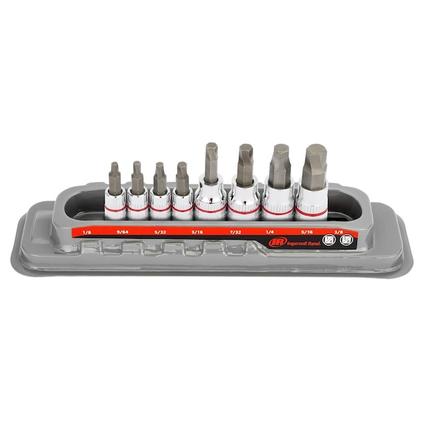 8 Piece Tech Solutions SAE Bit Socket Set